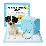 shumee Univerzalni vpojni higienski vložki 45x35 cm 50 kosov PetJet