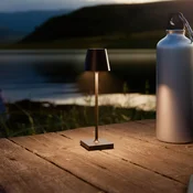 Sigor Nuindie žepna namizna svetilka LED z možnostjo polnjenja, črna, IP54, z - Sodobni - nočna črna - Aluminij