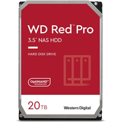 WD 20TB WD201KFGX Red Pro 3.5in SATA III 512MB 7.200
