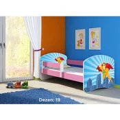 Deciji krevet ACMA II 160x80 + dusek 6 cm PINK19