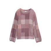 TOM TAILOR Majica mauve/jagoda/staro roza/pegasto roza