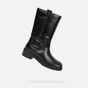 Black Womens Geox Nalvia Boots - Womens