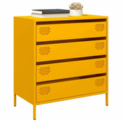 Komoda boja senfa 68x39x73,5 cm hladno valjanog celika