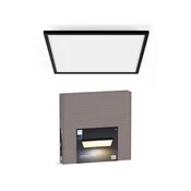 Philips - LED Prigušivo. stropno svjetlo Hue AURELLE LED/39W/230V 60x60 cm crno