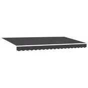 Vidaxl Retraktilna tenda Antracit 400 x 200 cm blago