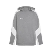 PUMA Športna majica TeamEVOSTRIPE siva/svetlo siva