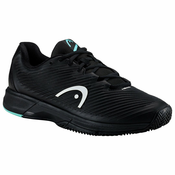Head Revolt Pro 4.0 Clay Black/Teal EUR 44 Mens Tennis Shoes