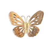 Wallity Metalna zidna dekoracija sa leptirima 32x29 cm zlatni