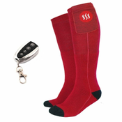GLOVII grijane čarape s daljinskim 35-40 (M), crvene GQ3M