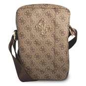 Guess Torba Guess 4G Big Metal Logo za tablični računalnik 10 - rjava