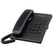 PANASONIC fiksni telefon KX-TS500FXB, crni
