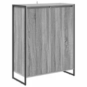 Vidaxl omara za čevlje Siva Sonoma 79 x 36 x 100 cm Konstruiran les