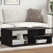 Stolic za kavu crni 102 x 55 x 35 od konstruiranog drva