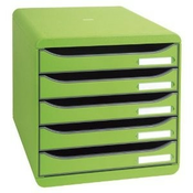 Set ladica Multiform Office Set, 5 ladica, Zelena