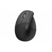 Mouse Wireless Logitech Lift Left Vertical Ergonomic Mouse-Graphite