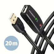 Axagon ADR-220 aktivni USB produžni kabel 20 m