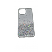 Silikonski ovitek z bleščicami SPARKLE za Samsung Galaxy S24 5G - prozoren