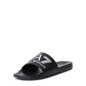 EA7 Emporio Armani Nizki natikači črna/bela
