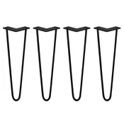 MONSTER 4 x 16 sponke za lase - 2 kraka - 10 mm - črne, (5000151879)