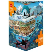 Heye puzzle 1500 pcs Triangle Uli Oesterle Submarine Fun 29925