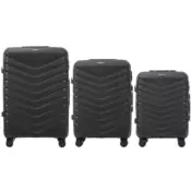 Wings set od tri kofera od polipropilena crni
