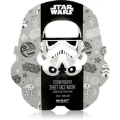 Mad Beauty Star Wars Storm Trooper vlažilna tekstilna maska z izvlečkom zelenega čaja 25 ml