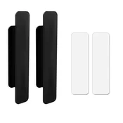 INF Vsestranski črni ročaji za drsna vrata - komplet 2 kosov Black, (5000249170)