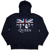 Queen Union Jack Navy Blue L Majica