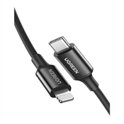 UGREEN USB-C na Lightning M/M kable 2m(črn) - box