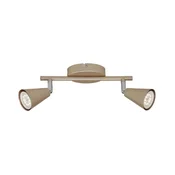 Briloner 2849-027 - LED spot svetiljka GOLD BASIC 2xGU10/5W/230V