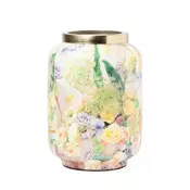 MHOME Vaza Ename Olive 15xh21,5cm/kovina, (5000199683)