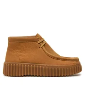 Clarks  Chaussures Baskets montantes  Torhill Moss cuir fauve  Kostanjeva