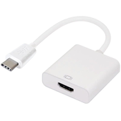 Adapter USB 3.1 tip C (M) - HDMI (F) sivi