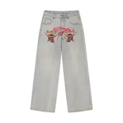 Ed Hardy Kavbojke  opal / svetlo modra / rumena / rdeča