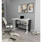 Hanah Home radni sto Pillar, 100 cm, beli / antracit