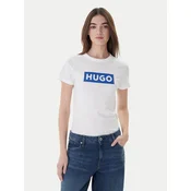 HUGO Majica Classic 50510772 Bela Slim Fit