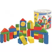 Drvene kocke u boji 50 komada Woody 90911