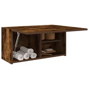 Vidaxl vidaXL Stenska kopalniška omarica dimljen hrast 60x25x30 cm