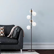 Opviq Podna lampa Fazli-10520, 35 x 22 x 163 cm, IP20, Crna