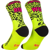 Nogavice Dynafit RUN WILD CREW SK, ultra rumene (EU 39-42)