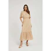 Womens lace dress MOODO - beige