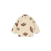 Konges Slojd jakna otroška flisasta JODY TEDDY HALF ZIP GRS
