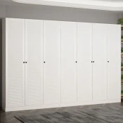 Hanah Home Ormar za hodnik Noah 8464, 315x210x35 cm, Beli