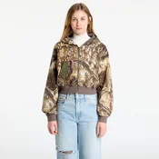 Mikina Jordan Brooklyn Fleece Womens Realtree Mod Crop Full-Zip Hoodie Sail/ Sail M