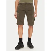 C.P. Company Kratke hlače iz tkanine 18CMBE116A005694G Zelena Regular Fit