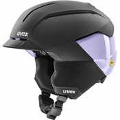 UVEX Levitate MIPS Black/Cool Lavender Mat 51-55 cm Smučarska čelada