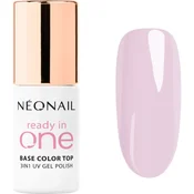NEONAIL Ready In One 3in1 UV Gel Polish gel lak za nohte z diamantnim prahom odtenek 09 One Pastel Lilac 7.2 ml