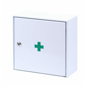 Zidna kutija prve pomoci, metalna, prazna, 30x30x15cm