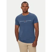 Tommy Hilfiger Majica Logo MW0MW11797 Modra Regular Fit