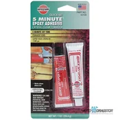 UNIVERZALNI PROVIDNI DVOKOMPONENTNI EPOKSI LEPAK 5 MINUTE CLEAR EPOXY 28.4gr